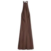 Vestidos nuevos de verano elegantes para fiesta juvenil, vestido largo de moda para mujer con cuello delgado - details 1