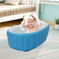 Bañera inflable de interior para niños, lavabo de baño para el hogar, bañera inflable para bebés, piscina para niños - details 3