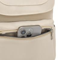 Mochila Mujer Nylon Beige, Gran Capacidad, Ligera, Escuela, Trabajo - details 9