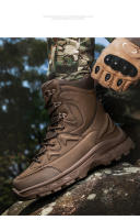 Botas tácticas de combate del desierto de la fuerza especial para hombre, zapatos de senderismo al aire libre, zapatillas de seguridad para el trabajo al tobillo - details 14