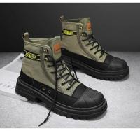 Botas Deportivas de Lona de Alta Talla para Hombres Zapatos Casuales de Otoño con Suela Gruesa - details 15