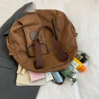 Mochila de nailon para natación de estilo coreano, bolso de hombro de forma redonda de nailon de Color sólido, bolso de mano con diseño de nicho, bolso de viaje para Fitness - details 6