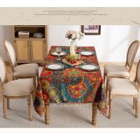 Mantel Medieval Antidesgarro - Estampado Impermeable con Flecos (Decoración de Mesa, Resistente a Gatos) para Comedor y Salón - details 8