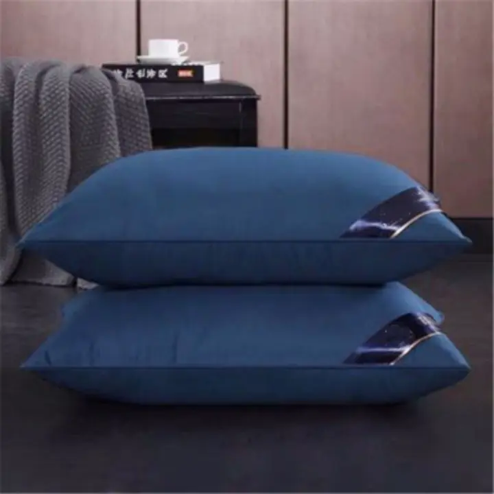 Almohadas (2 Unidades), Almohadas de Primera, Fibra Hueca Virgen Siliconada, Almohadas Suaves de Fácil Cuidado (Blanco) - 1