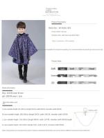Poncho Impermeable con Capucha para Niños Funda de Lluvia Impermeable para Niños y Niñas - details 1