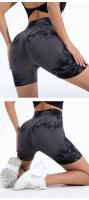 Pantalones cortos de cintura alta para mujer Cinturón elástico, sin costuras, moda en tus piernas, ideal para gimnasio, entrenamiento, correr, verano - details 3