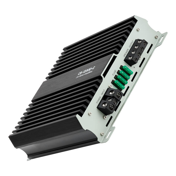 Amplificador de Coche Monobloque SucceBuy, 1200W RMS MÁX., Estable a 1/2/4 Ohmios, Amplificador de Audio Clase D de un Solo Canal con Control de Subwoofer Ajustable, Filtro de Paso Bajo, Mejora de Bajos, Ajuste de Fase y Control de Volumen