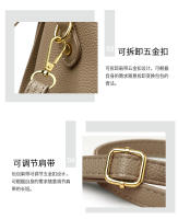 Cuero suave bolso de las mujeres bolso cesta de verduras de las mujeres bolso de hombro de alta gama crossbody atmósfera versátil cubo hombro - details 8