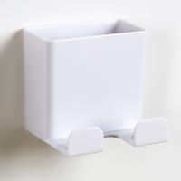 Caja de almacenamiento montada en la pared, organizador de Control remoto, soporte para enchufe de teléfono móvil, contenedor de carga colgante - details 14