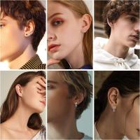 5Pares Pendientes Cartilago Oreja Para Mujer Hombre Plata Oro Negro, 20G Maple Quirurgico Pendientes Hipoalergénicos CZ Huggie Pendientes Aros Pequeños, Tragus Oreja Piercing Joyería - details 4