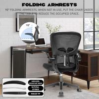 con reposabrazos abatibles,giratoria Regulable en Altura,ergonómica con Apoyo Lumbar - details 2