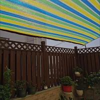 Toldo Parasol Ligero y Duradero, color rojo de protección UV del 90%, tasa de sombreado, 2m x 3m, color rojo de Sombra - details 6