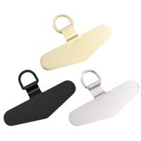 Parche de cordón de Metal para teléfono móvil, tarjeta Universal de acero inoxidable, funda ultrafina antipérdida para teléfono inteligente, Clips de lengüeta de cuerda colgante, 5 uds. - details 5