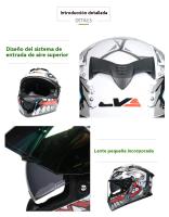 Casco motocross hombre mujer MX Carreras de Locomotora ciclismo carretera - details 5