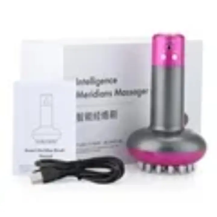 Máquina de drenaje linfático, cepillo de masaje corporal meridiano eléctrico, microcorriente, anticelulitis, aparato de fisioterapia Guasha - 1