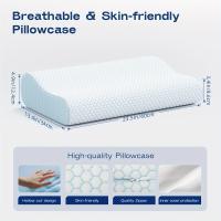 Almohada de Soporte Cervical Ergonómico Tamaño Rey Diseño Hipolergénico para Dormir de Lado - details 2