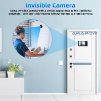 Cámara de Timbre de Puerta con Agujero de 3.5 Pulgadas Awapow Vista de - details 3