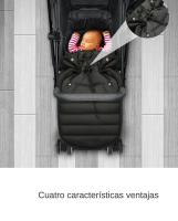 Saco de Dormir para Cochecito de Bebé Acolchado y Cálido, Protección Antiviento y Antifrío, Universal para Invierno - details 2