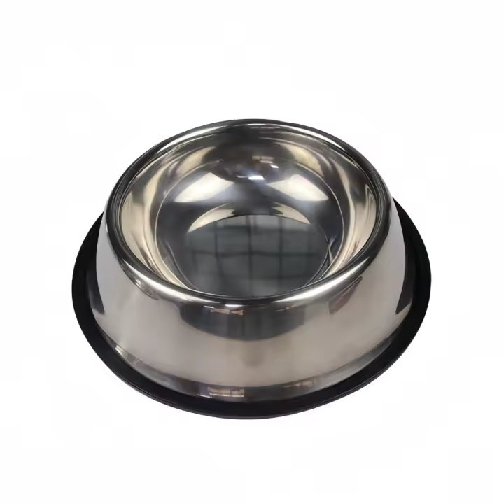 Cuenco de Acero Inoxidable para Mascotas Duradero, Fácil de Limpiar, 6 Tamaños para Perros y Gatos - 1