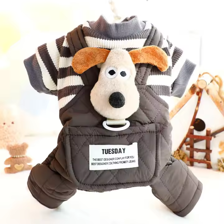 Chaleco de Invierno para Perros Abrigo de Algodón Cálido para Cachorros, Yorkie, Chihuahua, Bulldog Maltés Suministros para Mascotas - 1