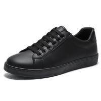 Zapatillas de deporte de cuero para hombre, zapatos informales de lujo, a la moda, para las cuatro estaciones. - details 8