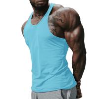 Chaleco deportivo de ocio para hombre, chaleco sin mangas de gran tamaño, color sólido, Europa y Estados Unidos, verano, nuevo - details 0