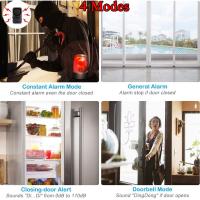 Sensor de Alarma para Puerta y Ventana Awapow Alerta de Seguridad Inalámbrica de 110dB - details 2