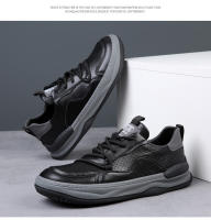 Zapatos de cuero para hombre, zapatos casuales huecos y transpirables de suela gruesa - details 26
