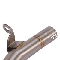 Silenciador de Motocicleta de Aventura MODIFIED de RESPRACE para BMW F750GS F850GS F 850 GS 2018-2023 Tubo de Enlace Medio Modificado Borrador de Catalizador Eliminado Accesorio de Escape de Motocicleta - details 2
