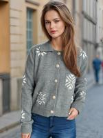 Suéteres de punto para mujer en estilo coreano Moda casual Corto t Primavera Otoño Ideal para salir - details 11