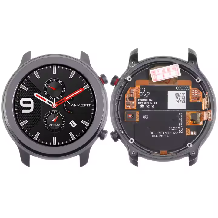 Para Amazfit GTR 47mm Original LCD Pantalla Digitalizador Montaje Completo Con Marco (Negro) - 1