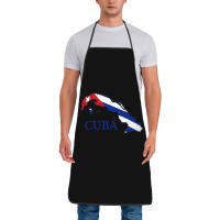 Delantal de Cocina con Bandera de Cuba Havana Unisex para Chefs, Horneados, Jardineros - details 27