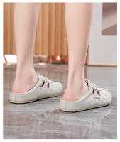 Bolsa retro cabeza media zapatillas mujer desgaste exterior, verano nuevo versátil perezoso un pedal sandalias marea. - details 16