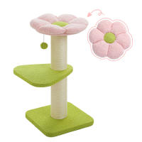 PAWZ Road Poste rascador para gatos grandes, torre de árbol para gatos moderna con poste rascador grueso, perchero superior, cama para gatitos, rascadora para gatos, muebles para gatos, juguetes para gatos - details 27