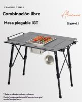 Mesa camping plegable familiares party Portátil multifunción parrilla al aire libre playa - details 1