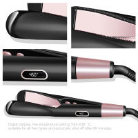 Estilizador de Cabello Pro 2-en-1 Liso y Spiral Wave Hierro Plano de Titanio Dorado - details 6