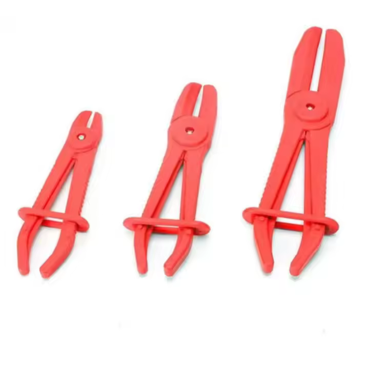 Alicates para manguera de extracción de abrazadera de manguera, alicates antideslizantes manos libres, abrazadera de tubo, nailon Flexible, 3 uds. - 1