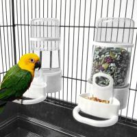 Dispensador Automático de Agua para Pájaros Recipiente de Alimentación para Mascotas con Cubo Colgante Botella de Agua y Comedor para Loros - details 1