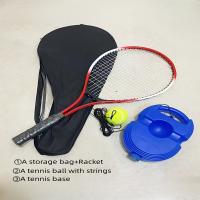 Juego de Entrenamiento de Tenis Raqueta de Tenis Base y Pelota de Tenis Equipo de Entrenamiento de Tenis Portátil - details 1