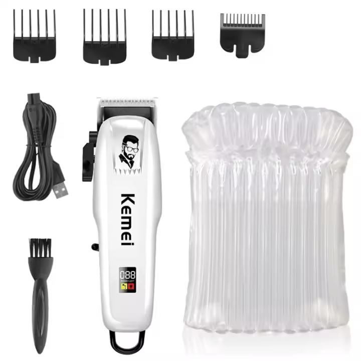 Kemei-cortadora de pelo inalámbrica para hombre, máquina de corte de pelo profesional, eléctrica, ajustable, Original - 1
