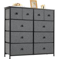 con 10 cajones de tela, cómoda para dormitorio, mueble de almacenamiento, muebles de dormitorio, cómoda para cocina, oficina, pasillo, mueble para TV con cajones - details 20