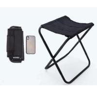 Silla plegable portátil para exteriores, taburete de aluminio ligero y duradero con bolsa, utilizado para pescar, hacer picnic y acampar - details 4
