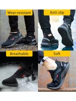 Zapatillas de Seguridad para el Trabajo Anti-Perforación con Punta de Acero a Prueba de Golpes Ligeras Transpirables para Hombres y Mujeres Tulldent - details 6