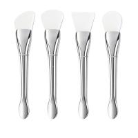 Nuevo Brocha de Silicona para Máscara Facial Cabeza Suave con Raspador - details 0