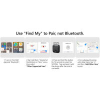 Mini rastreador GPS inteligente, etiqueta que funciona con iOS, Find My App, buscador de llaves - details 3