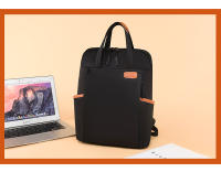 Mochila De trabajo simple para mujer, bolso de mano para ordenador portátil, mochila de hombro ligera informal, mochila de viaje de gran capacidad con cinturón de equipaje - details 7