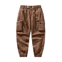 Nuevos pantalones deportivos sencillos y lisos para hombre, moda para actividades al aire libre, pantalones para correr con múltiples bolsillos, pantalones Cargo informales y versátiles para otoño e invierno - details 3