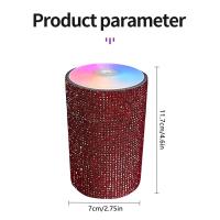 Humidificador de Coche con Diamantes de Imitación con Luz LED Aromatizador de Hogar, Cocina, Oficina con Accesorios de Coche - details 6