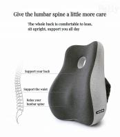 Cojín de Silla de Oficina de Espuma de Memoria Soporte de Cintura para Asiento de Coche Cojín de Masaje Lumbar Orthopedic para Respaldo y Glúteos - details 2
