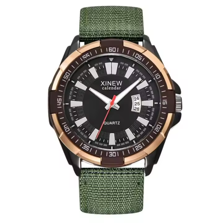 Reloj de Cuarzo Elegante Automático Correa de Nylon a la Moda para Niños - 1